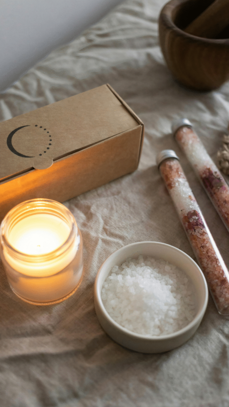 Shop wellness candles and salts